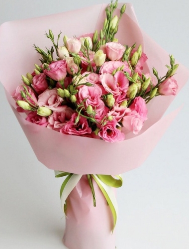 bembe gül lisyantus buketi