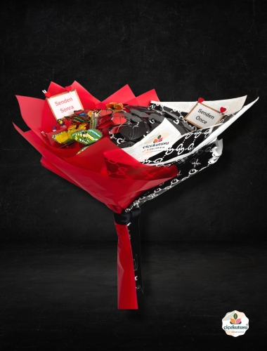 Senden önce, senden sonra buketi